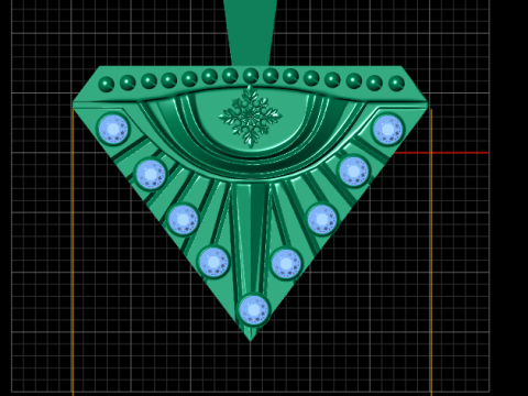 EVIL EYE DESIGN HORROR PENDANT 3D PRINTABLE MODEL 3D 打印模型