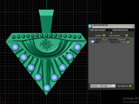 EVIL EYE DESIGN HORROR PENDANT 3D PRINTABLE MODEL 3D 打印模型