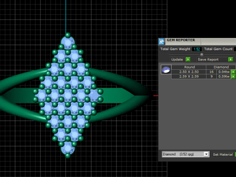 ELEGANT GOLDEN RING 3D PRINTABLE MODEL 3D Print Model
