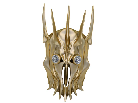 Sauron helmer PENDANT 3D PRINTABLE MODEL 3D Print Model