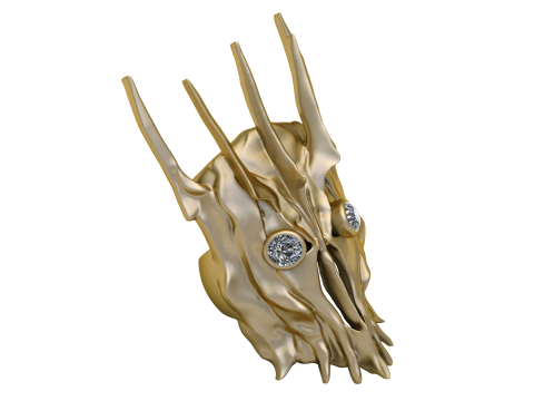 Sauron helmer PENDANT 3D PRINTABLE MODEL 3D Print Model
