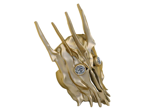 Sauron helmer PENDANT 3D PRINTABLE MODEL 3D Print Model