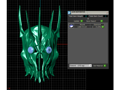 Sauron helmer PENDANT 3D PRINTABLE MODEL 3D Print Model