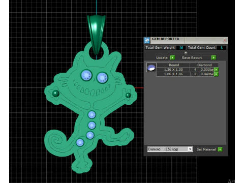 NAUGHTY CAT PENDANT 3D PRINTABLE MODEL 3D Print Model