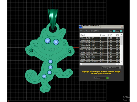 NAUGHTY CAT PENDANT 3D PRINTABLE MODEL 3D Print Model