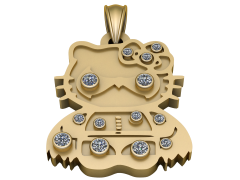 Alchemy PENDANT 3D PRINTABLE MODEL Modelo de impresión 3D
