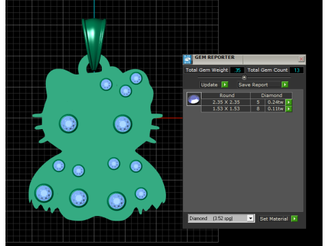 Alchemy PENDANT 3D PRINTABLE MODEL Modelo de impresión 3D