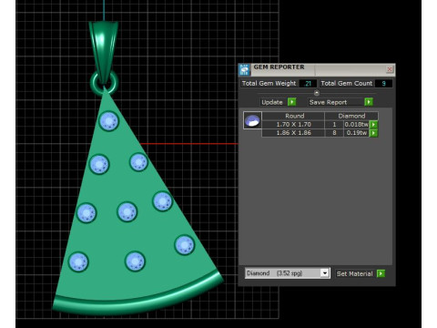 GOLD PIZZA NECKLACE PENDANT 3D PRINTABLE MODEL Model Cetak 3D