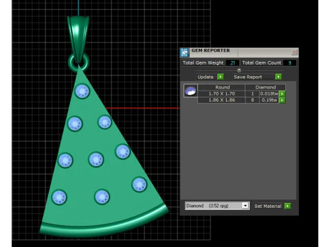 GOLD PIZZA NECKLACE PENDANT 3D PRINTABLE MODEL 3D Print Model
