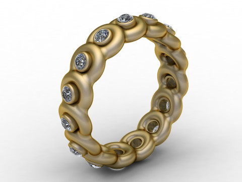 WEEDING RING PENDANT 3D PRINTABLE MODEL 3D 프린트 모델