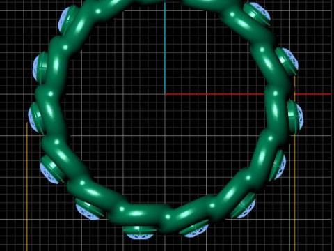 WEEDING RING PENDANT 3D PRINTABLE MODEL 3D 프린트 모델