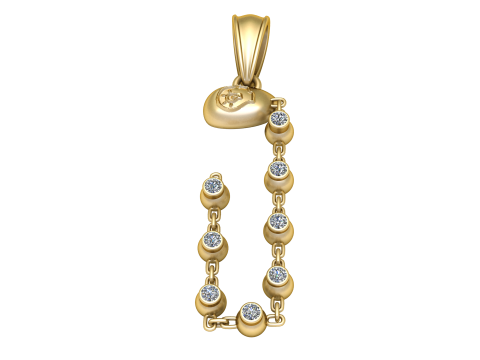 Elegant New Design PENDANT 3D PRINTABLE MODEL Model do druku 3D