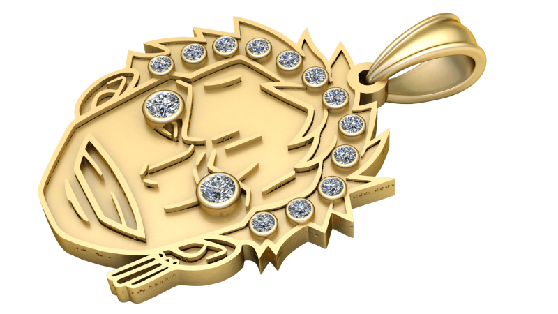 FACHION LOCKET PENDANT 3D PRINTABLE MODEL 3D 打印模型 .c4d .max .obj .3ds .fbx .stl .blend