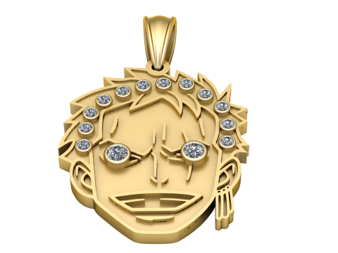 FACHION LOCKET PENDANT 3D PRINTABLE MODEL 3D 打印模型