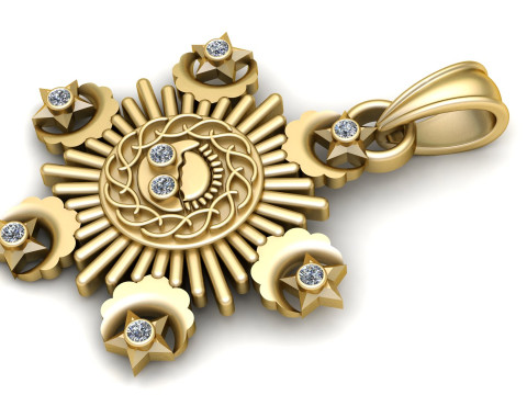 Graduation Jewelry PENDANT 3D PRINTABLE MODEL Model Cetak 3D
