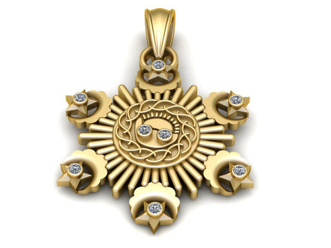 Graduation Jewelry PENDANT 3D PRINTABLE MODEL 3D Baskı Modeli