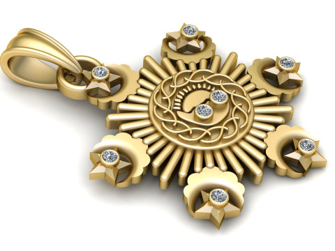 Graduation Jewelry PENDANT 3D PRINTABLE MODEL 3D Baskı Modeli