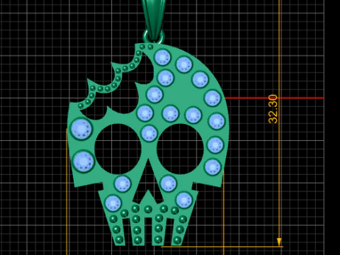 New Fashion Design Circle Gold PENDANT 3D PRINTABLE MODEL 3D Print Model
