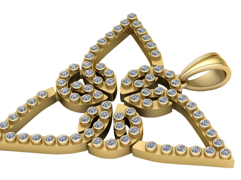 SWISS GOLD Jewellers PENDANT 3D PRINTABLE MODEL 3D Принт Модель