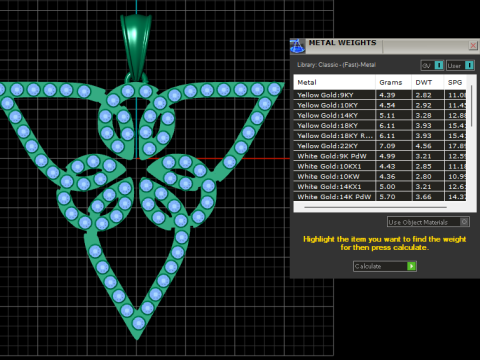 SWISS GOLD Jewellers PENDANT 3D PRINTABLE MODEL Modèles 3D en vedette