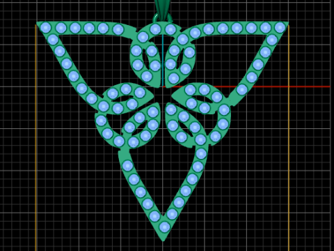 SWISS GOLD Jewellers PENDANT 3D PRINTABLE MODEL Modèles 3D en vedette