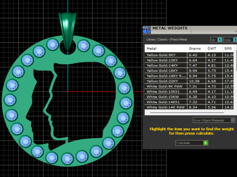 Map Necklace PENDANT 3D PRINTABLE MODEL 3D 打印模型