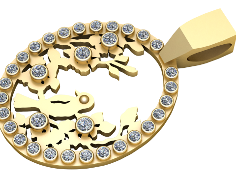 BIRD PENDANT 3D PRINTABL Model Cetak 3D