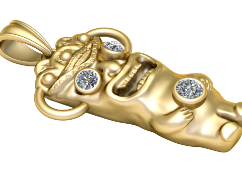 LITTLE BOY PENDANT 3D PRINTABLE MODEL 3D Принт Модель