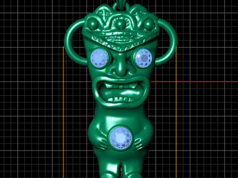LITTLE BOY PENDANT 3D PRINTABLE MODEL 3D Print Model