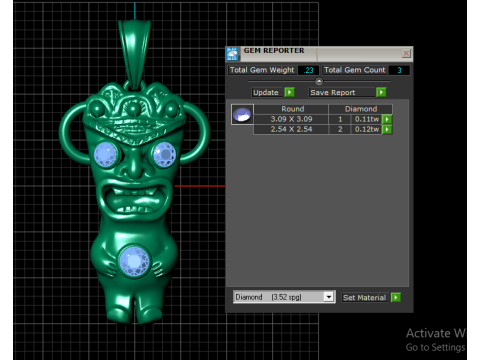 LITTLE BOY PENDANT 3D PRINTABLE MODEL 3D Принт Модель