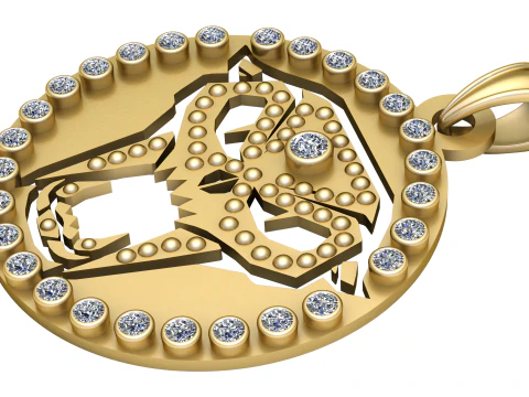 Ювелірний дизайн AtoZ 3D МОДЕЛЬ ДЛЯ ДРУКУ 3D Принт Модель