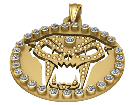 AtoZ jewellery design PENDANT 3D PRINTABLE MODEL 3D Принт Модель