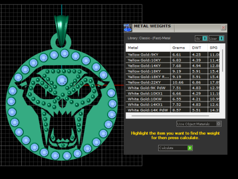 AtoZ jewellery design PENDANT 3D PRINTABLE MODEL 3D Принт Модель