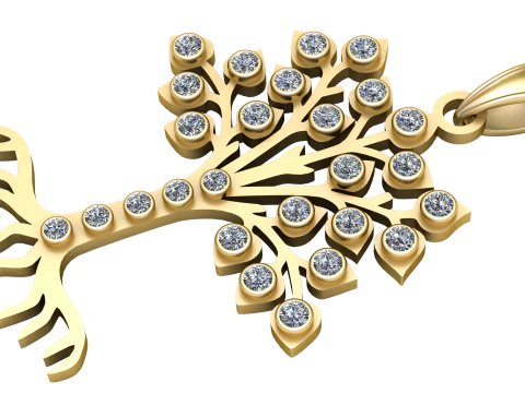 MODEL DRZEWA WISIOREK DO WYDRUKOWANIA 3D Model do druku 3D