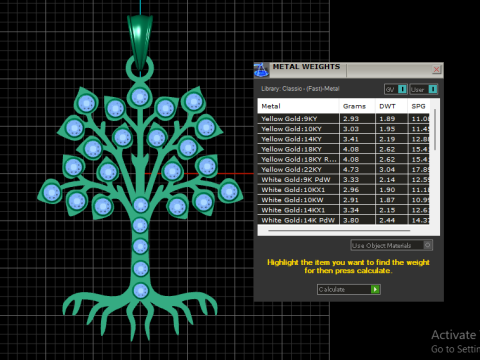 TREE PENDANT 3D PRINTABLE MODEL 3D Print Model