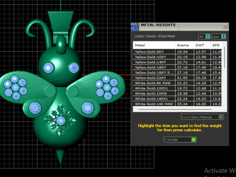 Butterfly PENDANT 3D PRINTABLE MODEL 3D Print Model