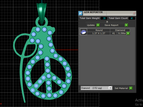 Popular Lucky Charm Necklace PENDANT 3D PRINTABLE MODEL Modelo de impresión 3D