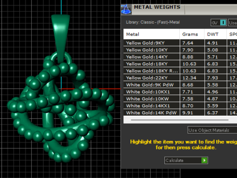 Golden letters spelling PENDANT 3D PRINTABLE MODEL Modèles 3D en vedette