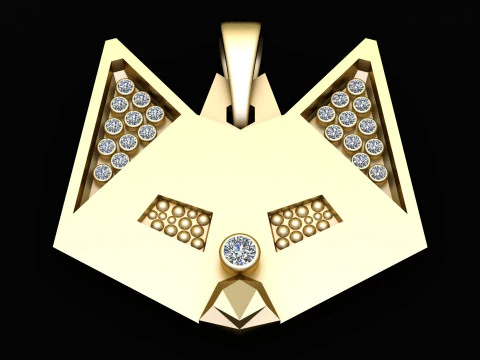 GOLD LOCKET PENDANT 3D PRINTABLE MODEL 3D Print Model
