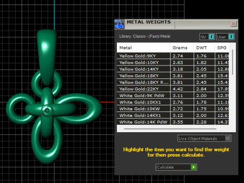 Modern Design Unique Gold Ring PENDANT 3D PRINTABLE MODEL 3D Print Model