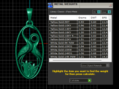 GOOLD NECKLEAS PENDANT 3D PRINTABLE MODEL 3Dプリントモデル