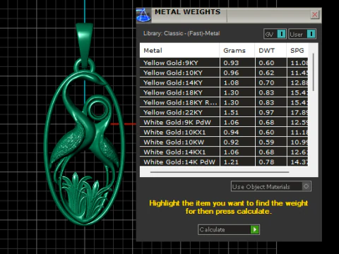 GOOLD NECKLEAS PENDANT 3D PRINTABLE MODEL 3D Print Model