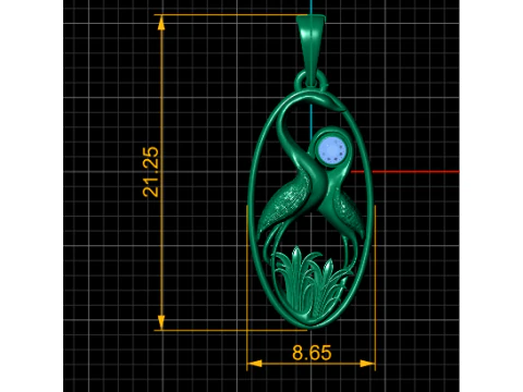 GOOLD NECKLEAS PENDANT 3D PRINTABLE MODEL 3D Print Model