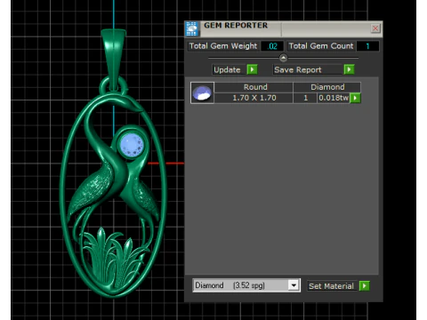 GOOLD NECKLEAS PENDANT 3D PRINTABLE MODEL 3D Print Model