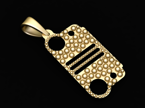 MENS PENDANT 3D PRINTABLE MODEL 3D Принт Модель