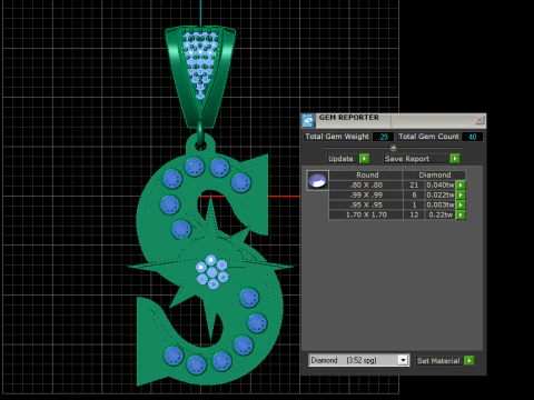 Stylish word pendant 3d prientable model 3D Print Model