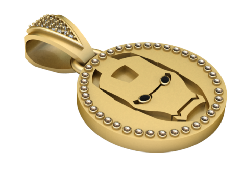 Marvel PENDANT 3D PRINTABLE MODEL 3D Print Model