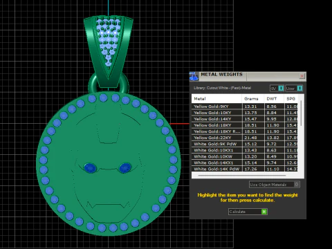 Marvel PENDANT 3D PRINTABLE MODEL 3D Print Model