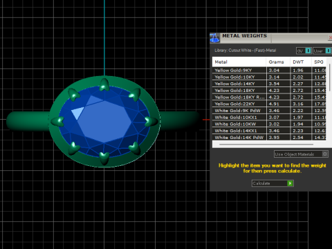 GOLD RING PENDANT 3D PRINTABLE MODEL Model do druku 3D