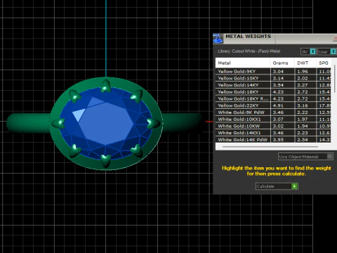 GOLD RING PENDANT 3D PRINTABLE MODEL 3D Print Model